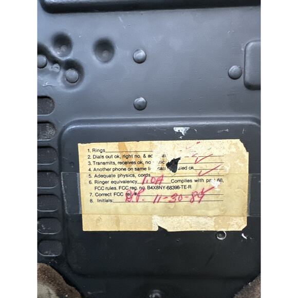 Vintage Northern Electric Rotary Dial Bakelite Desk Phone Canada Made - Picture 11 of 12